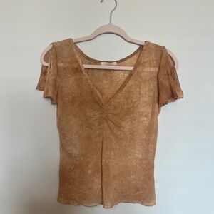 Forever 21 Brown Y2K Blouse